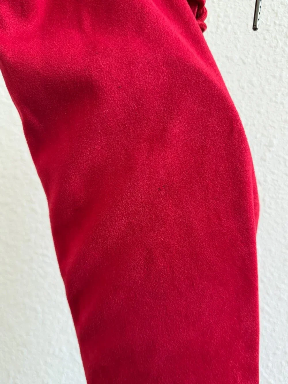Torrid Bright Red Suede-Like Over the Knee Boots - Size 8